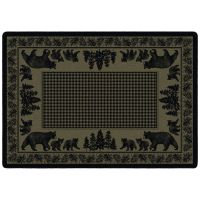 Bear Creek Family Entry Rug - Green