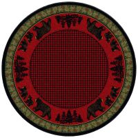 Bear Family Area Rug - Multi