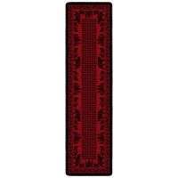 Bear Family Runner Rug - Red