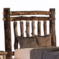 Beaver Creek Aspen Double Log Headboard