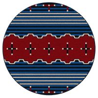 Big Chief Blue Rug