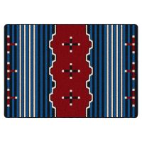 Big Chief Blue Entry Rug