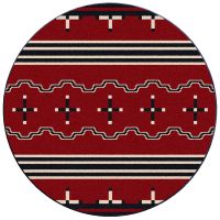 Big Chief Rug - Red