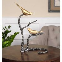 Birds on a Limb Sculpture