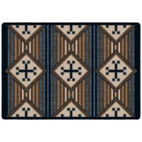 Bison Creek Entry Rug - Black & Russet
