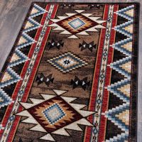 Bow Strings Rug - Brown