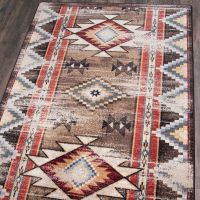Bow Strings Rug - Distressed Brown