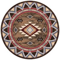 Bow Strings Area Rug - Brown