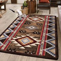 Bow Strings Rug - Brown