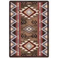 Bow Strings Area Rug - Brown