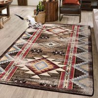 Bow Strings Rug - Distressed Brown