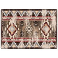 Bow Strings Entry Rug - Distressed Brown