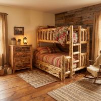 Rustic Chest of Drawers : Some lifestyle images are created with AI for visualization purposes. Crafted from natural solid wood, each piece is unique and will vary.