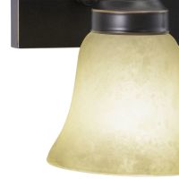 Bryce 2-Light Deer Burnished Bronzed Vanity Light