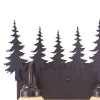 Bryce 3-Light Deer Burnished Bronze Vanity Light