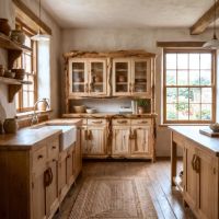 Log Hutch: Some lifestyle images are created with AI for visualization purposes. Crafted from natural solid wood, each piece is unique and will vary.