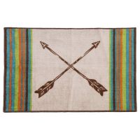 Crossed Arrows Accent Bath Rug