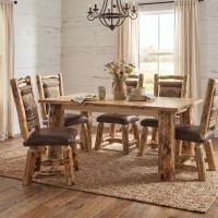 Upholstered Aspen Dining Chair: Some lifestyle images are created with AI for visualization purposes. Crafted from natural solid wood, each piece is unique and will vary.