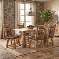 Upholstered Aspen Dining Chair: Some lifestyle images are created with AI for visualization purposes. Crafted from natural solid wood, each piece is unique and will vary.
