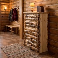 Aspen 5 Drawer Chest: Some lifestyle images are created with AI for visualization purposes. Crafted from natural solid wood, each piece is unique and will vary.
