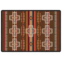 Canyon Cross Entry Rug - Sunset
