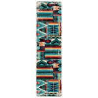 Caverns Runner Rug - Turquoise Patchwork