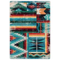 Caverns Rug - Turquoise Patchwork