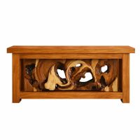 Summit Root Console in Golden Walnut with Suar