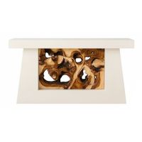 Ridge Hollow Console in White