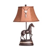 Western-Style Horse Table Lamp