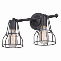 Clybourn 2-Light Oil Rubbed Bronze Adjustable Vanity Light