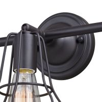 Clybourn 3-Light Oil Rubbed Bronze Adjustable Vanity