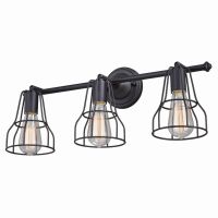Clybourn 3-Light Oil Rubbed Bronze Adjustable Vanity