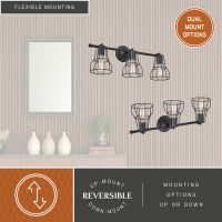 Clybourn 3-Light Oil Rubbed Bronze Adjustable Vanity