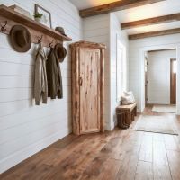 Storage Cabinet: Some lifestyle images are created with AI for visualization purposes. Crafted from natural solid wood, each piece is unique and will vary.