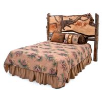 Hand-Carved Sleeping Bear Bed