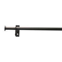 Wrought Iron Plain Curtain Rod w/Hardware