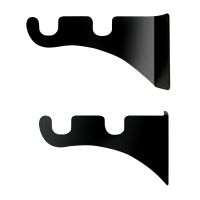 Wrought Iron DB Curtain Brackets