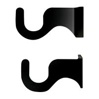 Wrought Iron Extra Small Curtain Brackets