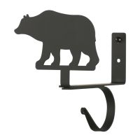 Wrought Iron Bear Curtain Shelf Brackets
