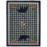 Deep Woods Area Rug - Green