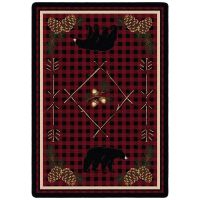 Deep Woods Area Rug - Red