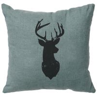 Deer Head Image Decor Pillow - Ocean Linen