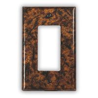 Distressed Medium 1 Rocker/GFI Copper Switch Plate