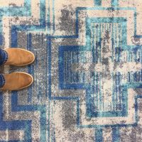 Distressed Bounty Rug - Glacier