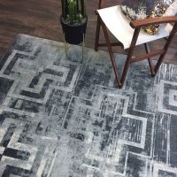Distressed Bounty Rug - Asphalt