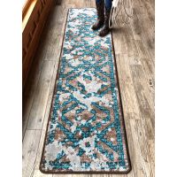 Distressed Fresco Rug - Turquoise