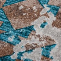Distressed Fresco Rug - Turquoise