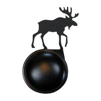 Wrought Iron Moose Cabinet Door Knob