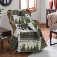 Bear Panels Throw Blanket